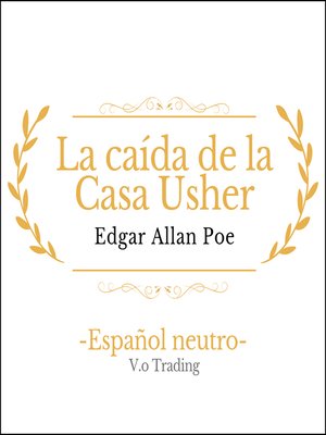 cover image of La caída de la Casa Usher